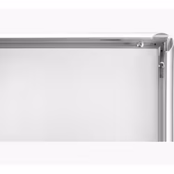 Exacompta 8394358D Cadre de mur 297 x 420 mm Rectangle Blanc Aluminium