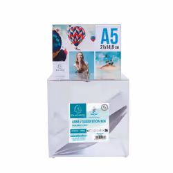 Exacompta 89258D support de panneau et stand d'information A5 Acrylique, polyméthacrylate de méthyle (PMMA) Transparent - Vue supplémentaire 3