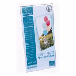 Exacompta 83058D support de panneau et stand d'information Acrylique, polyméthacrylate de méthyle (PMMA) Transparent