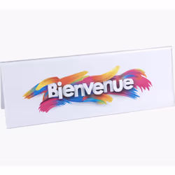 Exacompta 84358D plaque non-métallique Blanc Acrylique, polyméthacrylate de méthyle (PMMA)