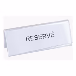 Exacompta 86358D support de panneau et stand d'information A6 Acrylique, polyméthacrylate de méthyle (PMMA) Transparent