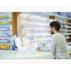 Exacompta 80058D protection contre les postillons Transparent 1 pièce(s)