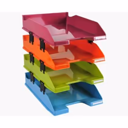 Exacompta 113298SETD, Polystyrène, Multicolore, 346 x 254 x 243 mm