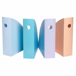 Exacompta 18296SETD porte-magazines Polystyrène Corail, Bleu clair, Vert clair, Mauve - Vue supplémentaire 7