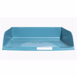 Exacompta Corbeilles à courrier combo styli skandi - bleu pacifique - nouveauté, Plastique, Bleu, A4+, A4+, lettre, 500 feuil ...