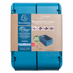 Exacompta 27034D Boîte de rangement Rectangulaire Polypropylène (PP) Bleu - Vue supplémentaire 5