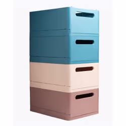 Exacompta Boîte pliable the smart case maxi skandi - bleu pacifique - nouveauté - Vue supplémentaire 12