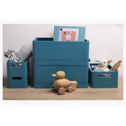 Exacompta Boîte pliable the smart case maxi skandi - bleu pacifique - nouveauté - Vue supplémentaire 14
