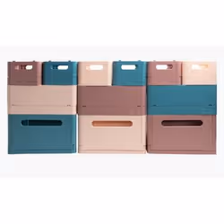 Exacompta Boîte pliable the smart case maxi skandi - bleu pacifique - nouveauté - Vue supplémentaire 17