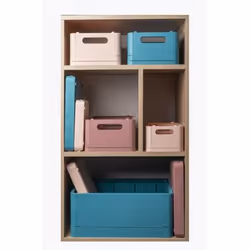 Exacompta Boîte pliable the smart case maxi skandi - bleu pacifique - nouveauté - Vue supplémentaire 18