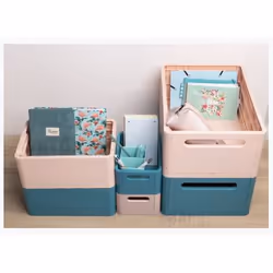 Exacompta Boîte pliable the smart case maxi skandi - bleu pacifique - nouveauté - Vue supplémentaire 23