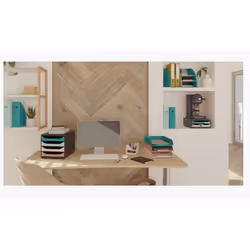 Exacompta Module de classement big box 4 tiroirs skandi - couleurs assorties - nouveauté