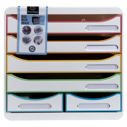 Exacompta 312913D module de classement de bureau Polystyrène Blanc