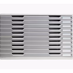 Exacompta 324041D unité de tiroir de bureau Gris
