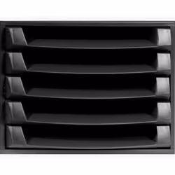 Exacompta 221014D unité de tiroir de bureau Noir