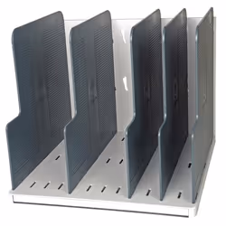 Trieur vertical - EXACOMPTA - MODULOTOP - 5 intercalaires - Gris lumière - Gris souris
