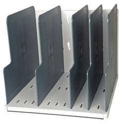 Trieur vertical - EXACOMPTA - MODULOTOP - 5 intercalaires - Gris lumière - Gris souris