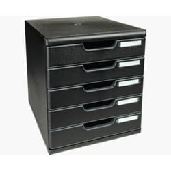 Exacompta 301414D unité de tiroir de bureau Noir