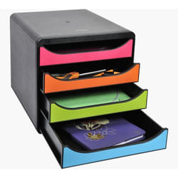 Exacompta 310498D unité de tiroir de bureau Noir