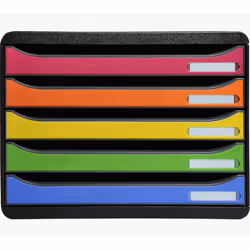 Exacompta 308798D unité de tiroir de bureau Noir