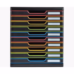 Exacompta 302914D unité de tiroir de bureau Noir