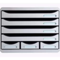 Exacompta 307740D unité de tiroir de bureau Gris