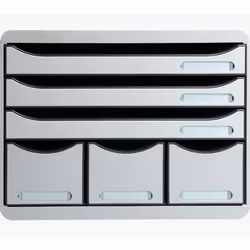 Exacompta 306740D unité de tiroir de bureau Gris
