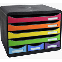 Exacompta 307798D unité de tiroir de bureau Noir