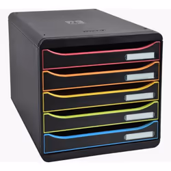 Exacompta 309914D unité de tiroir de bureau Noir