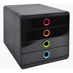 Exacompta 314498D unité de tiroir de bureau Noir