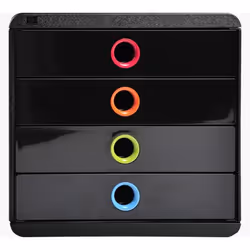 Exacompta 314498D unité de tiroir de bureau Noir
