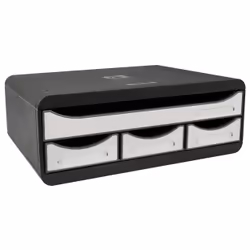Exacompta TOOLBOX Polystyrène Noir, Blanc