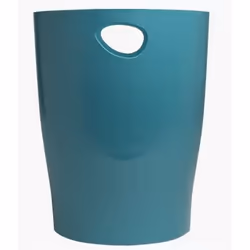 Exacompta Corbeille à papier ecobin skandi - bleu pacifique - nouveauté, 26,3 cm, 263 mm, 263 mm, 335 mm, 408 g, 128 pièce(s)