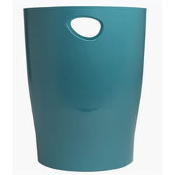 Exacompta Corbeille à papier ecobin skandi - bleu pacifique - nouveauté