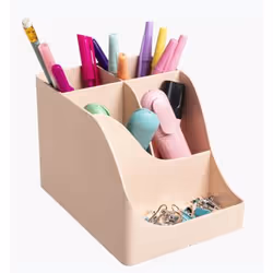 Exacompta Pot à crayons pen wave skandi - nude - nouveauté