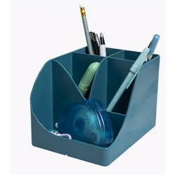 Exacompta Pot à crayons pen wave skandi - bleu pacifique - nouveauté
