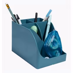 Exacompta Pot à crayons pen wave skandi - bleu pacifique - nouveauté