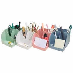 Exacompta 69570D porte crayons et stylos Plastique Bleu, Gris - Vue supplémentaire 2