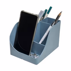 Exacompta 69570D porte crayons et stylos Plastique Bleu, Gris - Vue supplémentaire 4