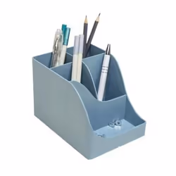 Exacompta 69570D porte crayons et stylos Plastique Bleu, Gris - Vue supplémentaire 6