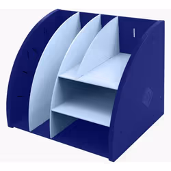 Exacompta Organiseur de bureau The Organizer Bee Blue - Bleu marine/bleu clair