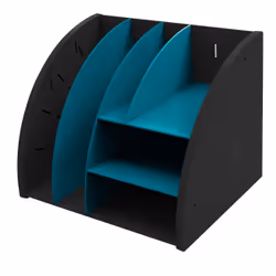 Exacompta Neo Deco Polystyrène Noir, Bleu