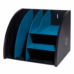 Exacompta Neo Deco Polystyrène Noir, Bleu