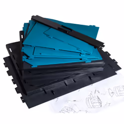 Exacompta Neo Deco Polystyrène Noir, Bleu - Vue supplémentaire 5