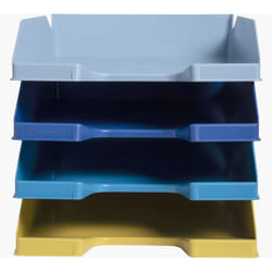 Exacompta 113202SETD bac de rangement de bureau Plastique Couleurs assorties