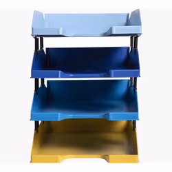 Exacompta 113202SETD bac de rangement de bureau Plastique Couleurs assorties - Vue supplémentaire 5