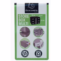 Exacompta Moule De Classement Storebox Multi 11 Tiroirs Bee Blue - Couleurs Assorties - Nouveauté