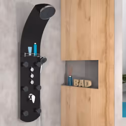 Voici l'étonnant panneau de douche KARIBIK avec mitigeur de la marque de EISL - le complément parfait pour votre salle de bai ...