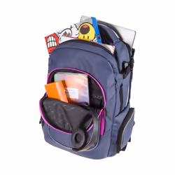 Walker Campus EVO sac à dos Cartable sac à dos Bleu, Rose Polyester