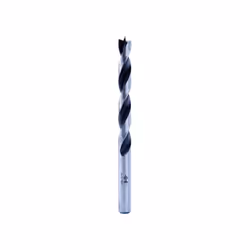 Meche A Bois 3 Pointes Queue Cylindrique D6 FISCH En acier, avec une pointe de centrage et 2 couteaux traçoirs. Pour le perça ...